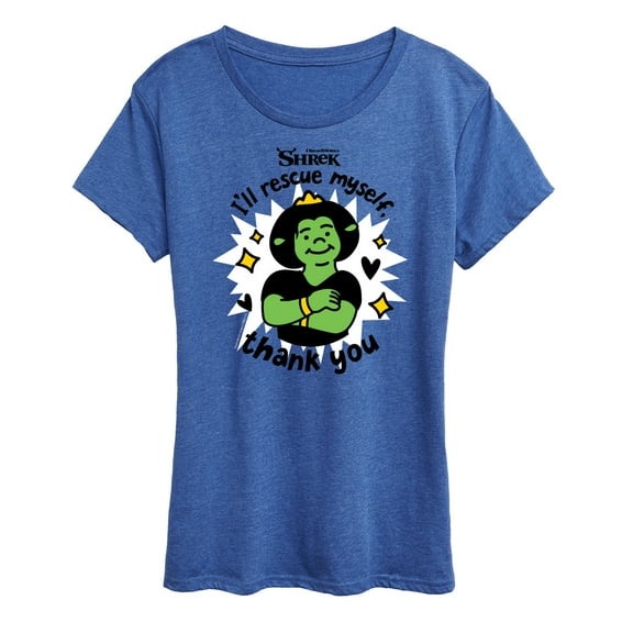 Shrek - Fiona Rescue Myself - Women's Short Sleeve Graphic T-Shirt