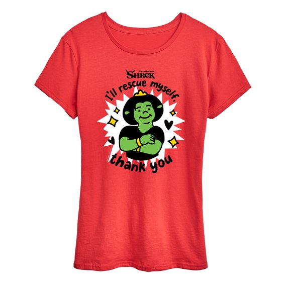 Shrek - Fiona Rescue Myself - Women's Short Sleeve Graphic T-Shirt