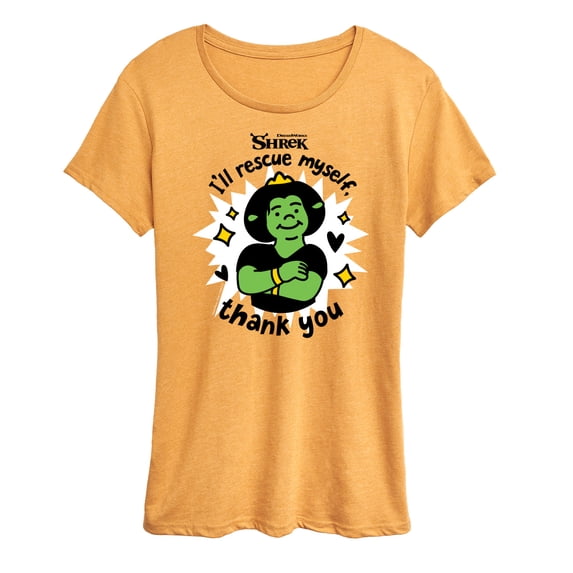 Shrek - Fiona Rescue Myself - Women's Short Sleeve Graphic T-Shirt