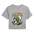 thumbnail image 1 of Shrek - Flying Ogre - Juniors Cropped Graphic T-Shirt, 1 of 4