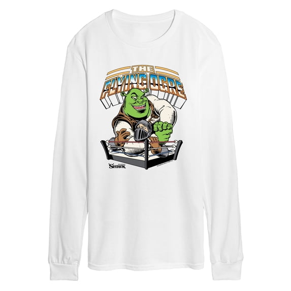 Shrek - Flying Ogre Men's Long Sleeve Graphic T-Shirt