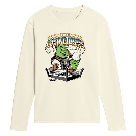 Shrek - Flying Ogre Men's Long Sleeve Graphic T-Shirt