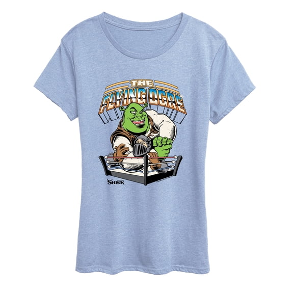 Shrek - Flying Ogre Women's Short Sleeve Graphic T-Shirt