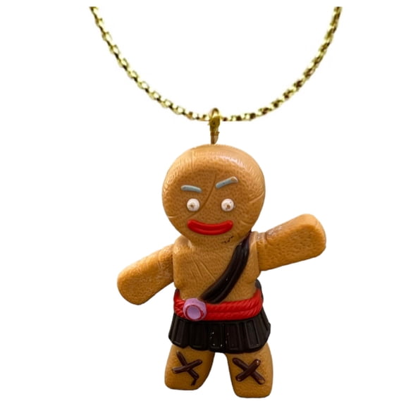 Shrek Forever After Gingerbread Man Gingy 3 Pvc Ornament Figure Figurine Rare New