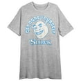 thumbnail image 1 of Shrek Get Ogre Yourself Women's Heather Gray Short Sleeve Sleep Shirt-L, 1 of 7