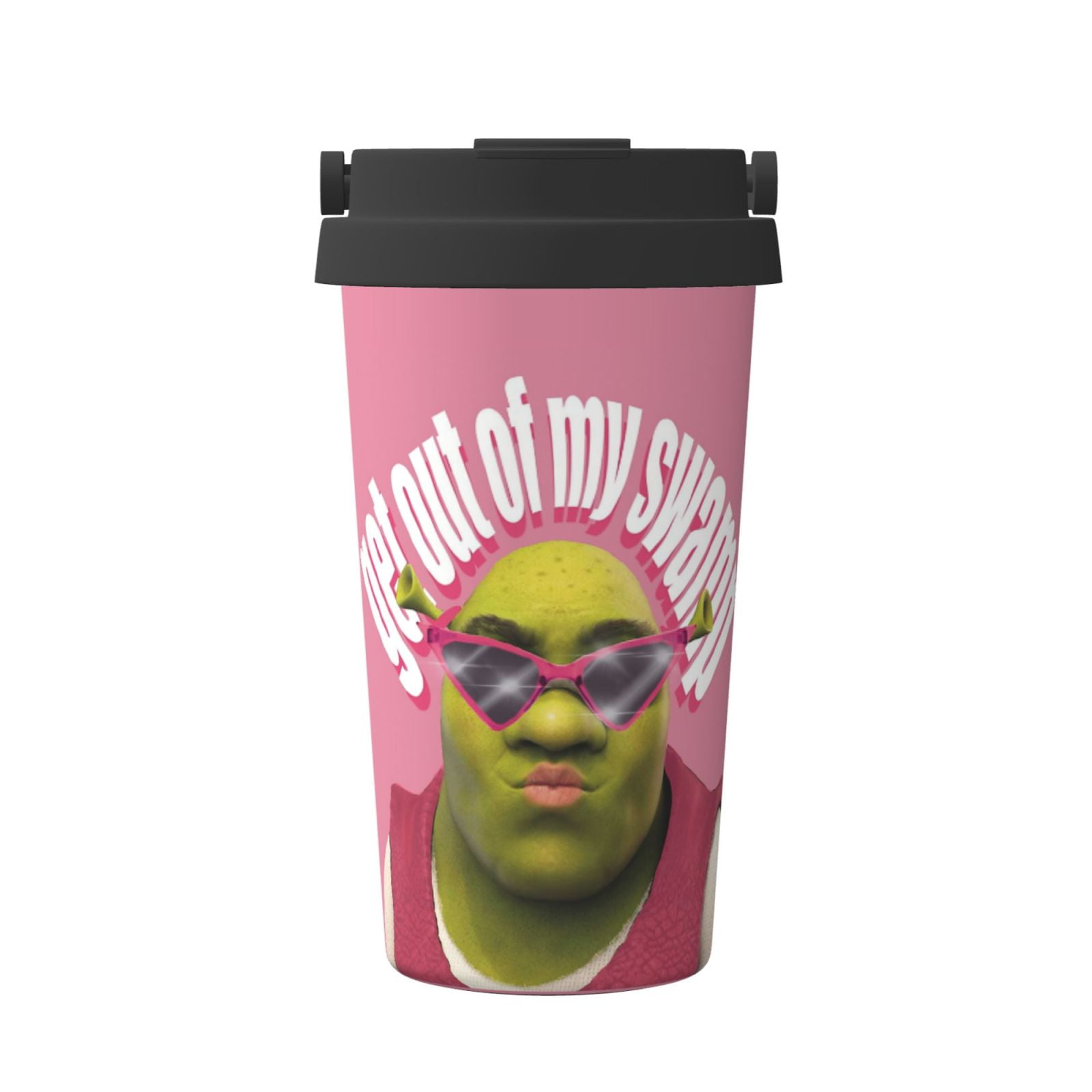 Shrek Get Out Of My Swamp Water Bottle Stainless Steel Vacuum Insulated