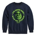 thumbnail image 1 of Shrek - Green Dude Attitude - Toddler & Youth Crewneck Fleece Sweatshirt, 1 of 5
