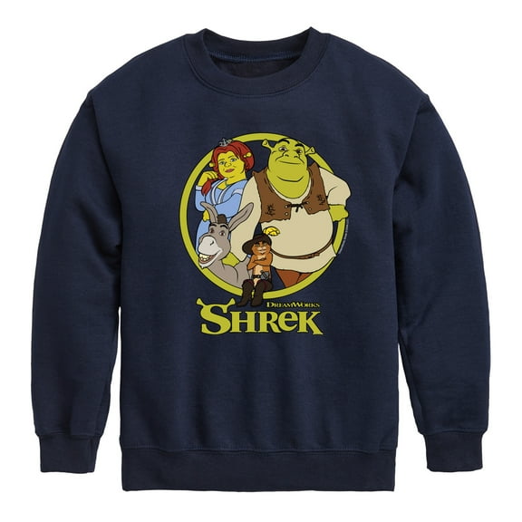 Shrek - Shrek Group - Toddler & Youth Crewneck Fleece Sweatshirt