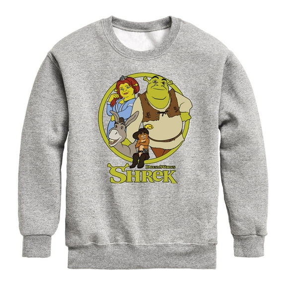 Shrek - Shrek Group - Toddler & Youth Crewneck Fleece Sweatshirt