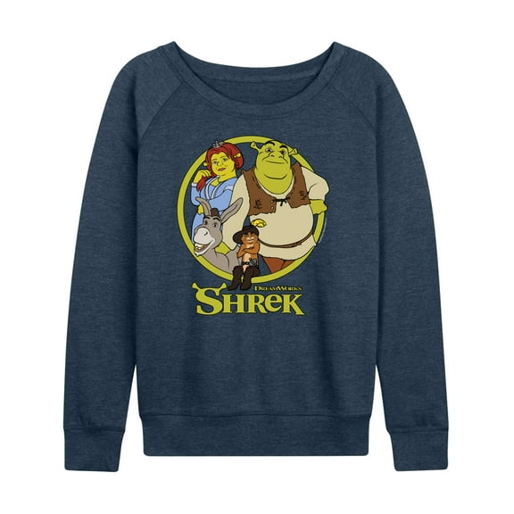 Shrek - Group Image - Women's Lightweight French Terry Long Sleeve Shirt