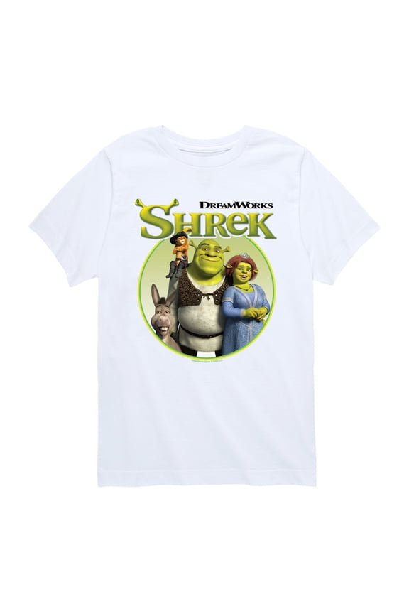 - Shrek Group - Youth Boys Short Sleeve Graphic T-Shirt