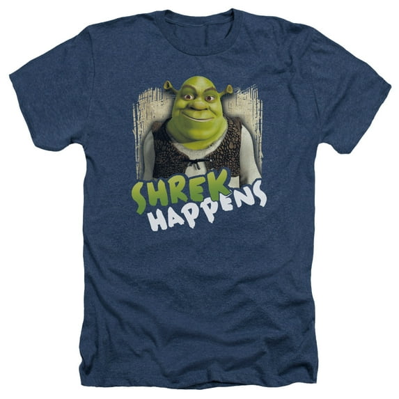 Shrek - Happens - Heather Short Sleeve Shirt - XX-Large