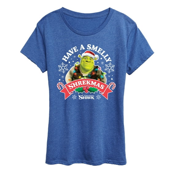 Shrek - Have A Smelly Shrekmas - Women's Short Sleeve Graphic T-Shirt