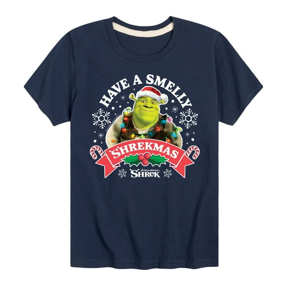 Shrek - Have A Smelly Shrekmas - Youth Short Sleeve Graphic T-Shirt
