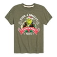 thumbnail image 1 of Shrek - Have A Smelly Shrekmas - Youth Short Sleeve Graphic T-Shirt, 1 of 4