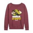 thumbnail image 1 of Shrek - Hug it Out - Women's Lightweight French Terry Long Sleeve Shirt, 1 of 5