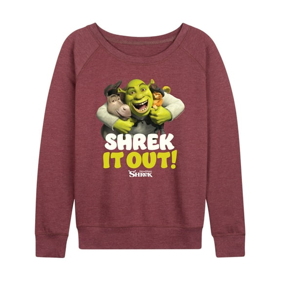 Shrek - Hug it Out - Women's Lightweight French Terry Long Sleeve Shirt