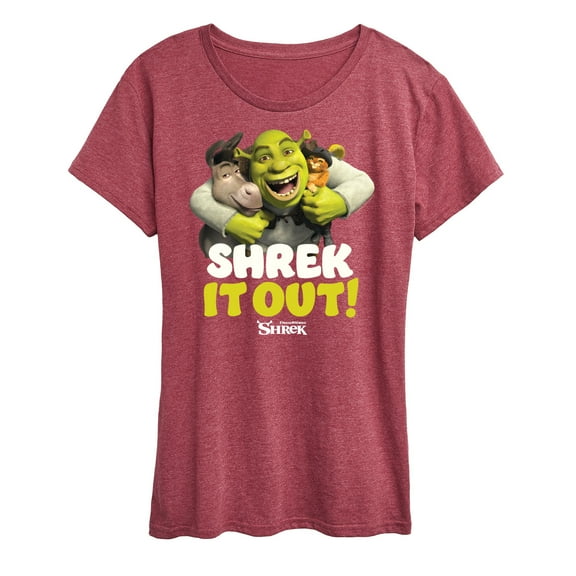 Shrek - Hug it Out - Women's Short Sleeve Graphic T-Shirt
