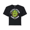thumbnail image 1 of Shrek - I Make Green Look Good - Juniors Cropped Cotton Blend T-Shirt, 1 of 5