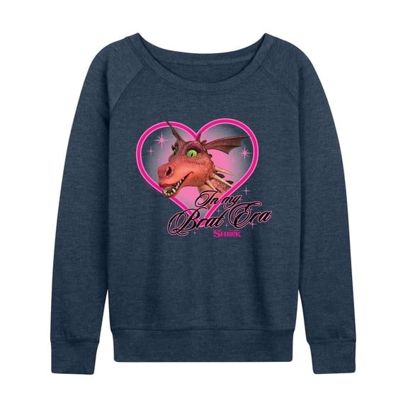 Shrek - In My Brat Era Dragon - Women's French Terry Long Sleeve Pullover