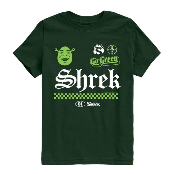 Shrek - Jersey Boys' Short Sleeve Graphic T-Shirt
