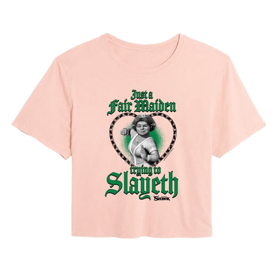 Shrek - Just Fair Maiden Fiona Women's Cropped Graphic T-Shirt