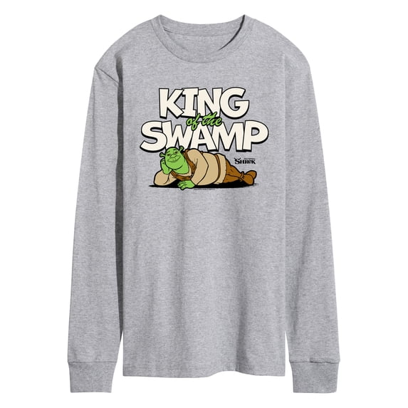 Shrek - King Of The Swamp Men's Long Sleeve Graphic T-Shirt