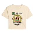thumbnail image 1 of Shrek - Leaveth Alone Cropped Graphic T-Shirt, 1 of 3