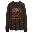 thumbnail image 1 of Shrek - Live Laugh Shrek Men's Long Sleeve Graphic T-Shirt, 1 of 3