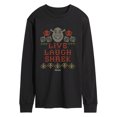 thumbnail image 1 of Shrek - Live Laugh Shrek Men's Long Sleeve Graphic T-Shirt, 1 of 4