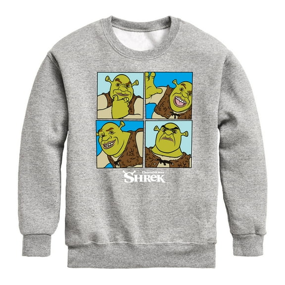 Shrek - Shrek Grid - Toddler & Youth Crewneck Fleece Sweatshirt