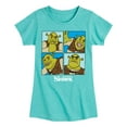 thumbnail image 1 of Shrek - Many Faces of Shrek - Toddler And Youth Girls Short Sleeve Graphic T-Shirt, 1 of 5
