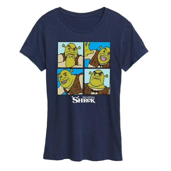 Shrek - Many Faces of Shrek - Women's Short Sleeve Graphic T-Shirt