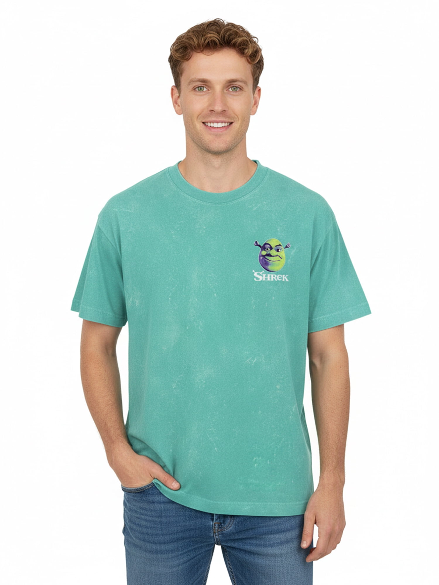 Shrek, Men's & Big Men's Graphic T-Shirt, Head Logo, Sizes S-3XL