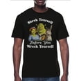 thumbnail image 1 of Shrek, Men's & Big Men's Graphic Tee Shirt, Shrek Yourself, Sizes S-3XL, 1 of 6