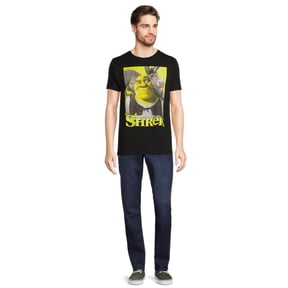 Shrek Men's and Big Men's Graphic Tee with Short Sleeves, Sizes S-3XL