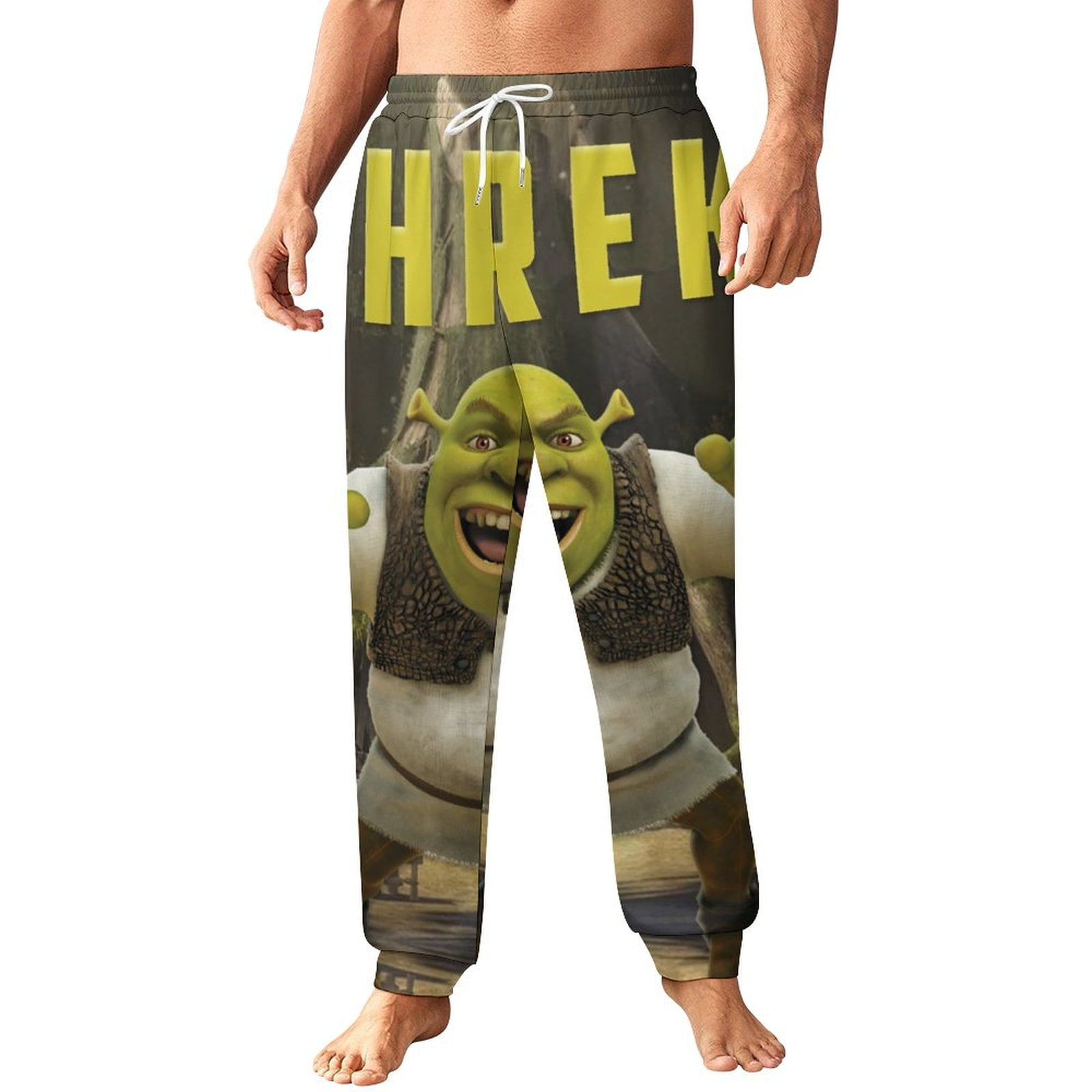 Shrek Mens Athletic Sweatpants, Workout Gym Joggers Pants for Men