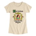 thumbnail image 1 of Shrek - Not Today Leaveth Me Alone Fitted Short Sleeve Graphic T-Shirt, 1 of 5
