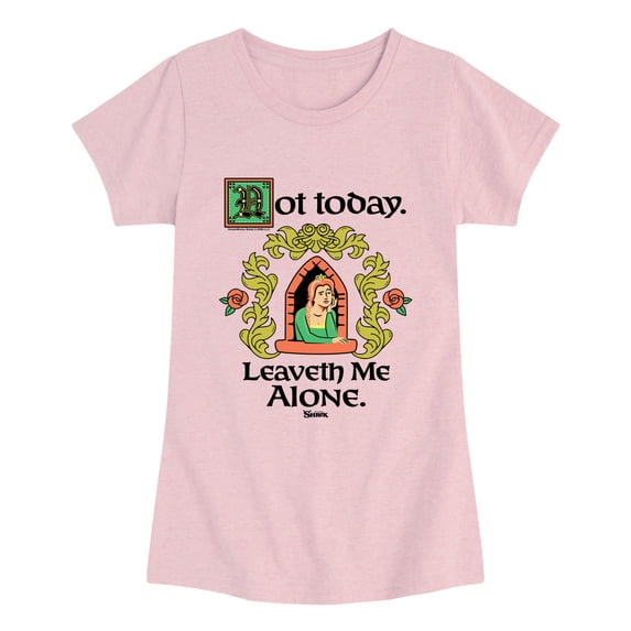 Shrek - Not Today Leaveth Me Alone Fitted Short Sleeve Graphic T-Shirt