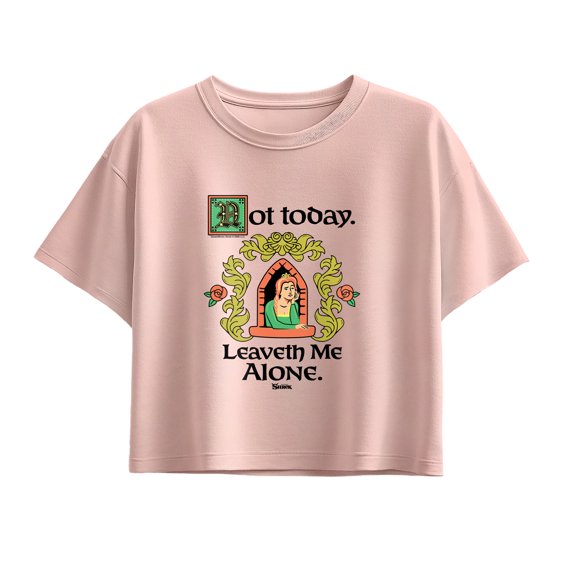 Shrek - Not Today Leaveth Me Alone Short Sleeve Boxy Graphic T-Shirt