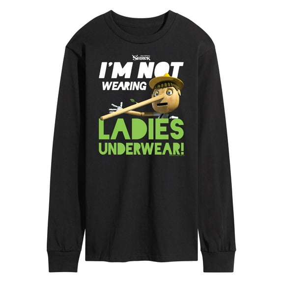 Shrek - Not Wearing Ladies Underwear - Men's Long Sleeve T-Shirt