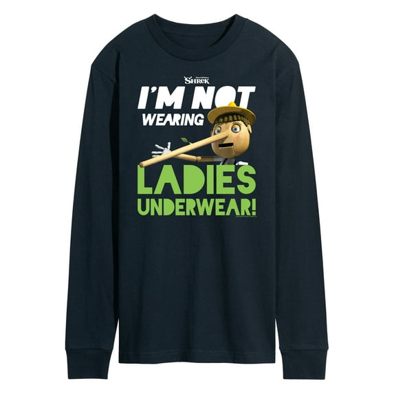 Shrek - Not Wearing Ladies Underwear - Men's Long Sleeve T-Shirt