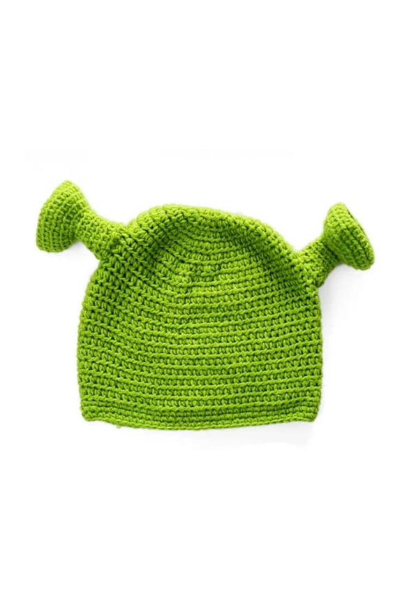 Shrek Ogre Character Knit Beanie Hat