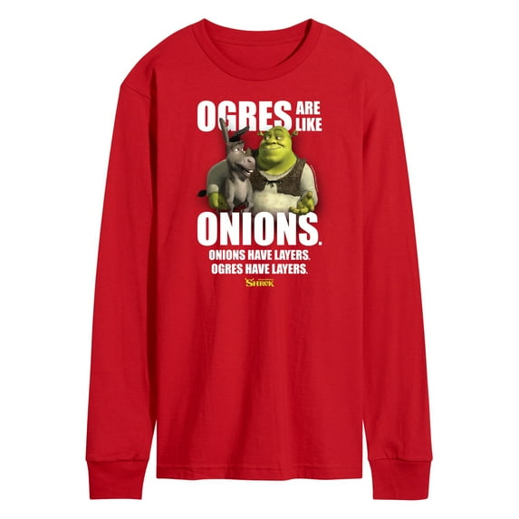 Shrek - Ogres Are Like Onions - Men's Long Sleeve T-Shirt