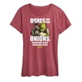thumbnail image 1 of Shrek - Ogres Are Like Onions - Women's Short Sleeve Graphic T-Shirt, 1 of 5
