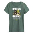 thumbnail image 1 of Shrek - Ogres Are Like Onions - Women's Short Sleeve Graphic T-Shirt, 1 of 5
