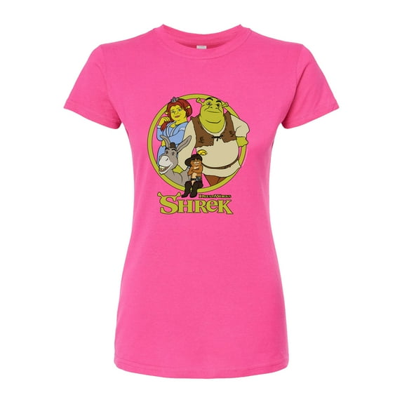 Shrek - Shrek Group - Juniors Fitted Graphic T-Shirt