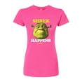 thumbnail image 1 of Shrek - Shrek Happens - Basic Writing - Juniors Fitted Graphic T-Shirt, 1 of 5
