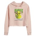 thumbnail image 1 of Shrek - Shrek Happens - Juniors Cropped Pullover Hoodie, 1 of 5