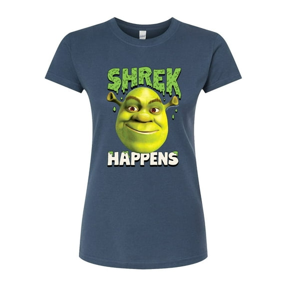 Shrek - Shrek Happens - Juniors Fitted Graphic T-Shirt